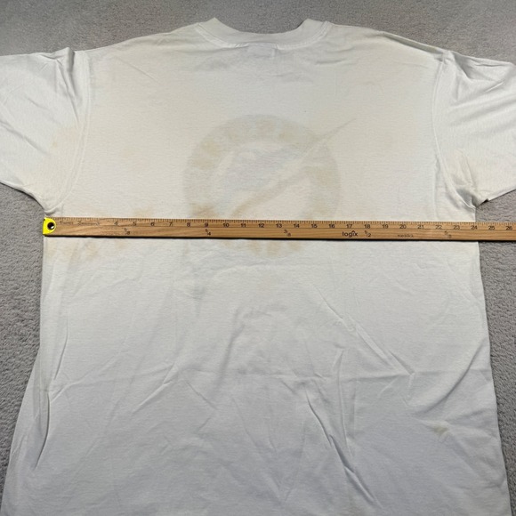 Vintage 90s Hanes Florida Marlins MLB Baseball Tee Single Stitch Made in USA XXL - Picture 6 of 6